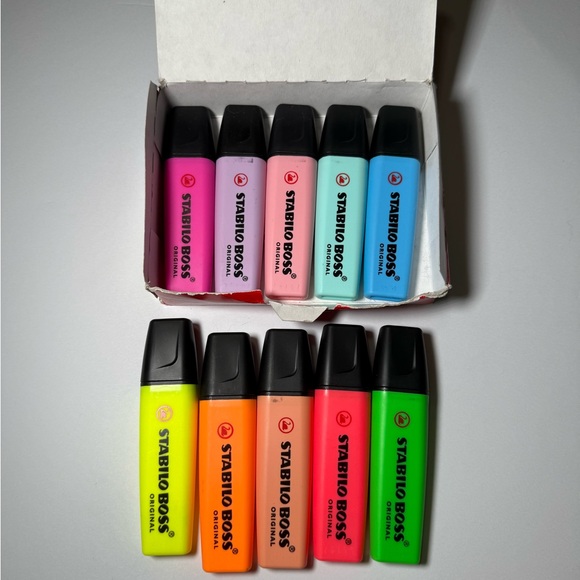 Stabilo Highlighters- 10 ct - Picture 1 of 2